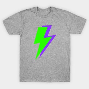 Green and Purple Lightning Bolt T-Shirt